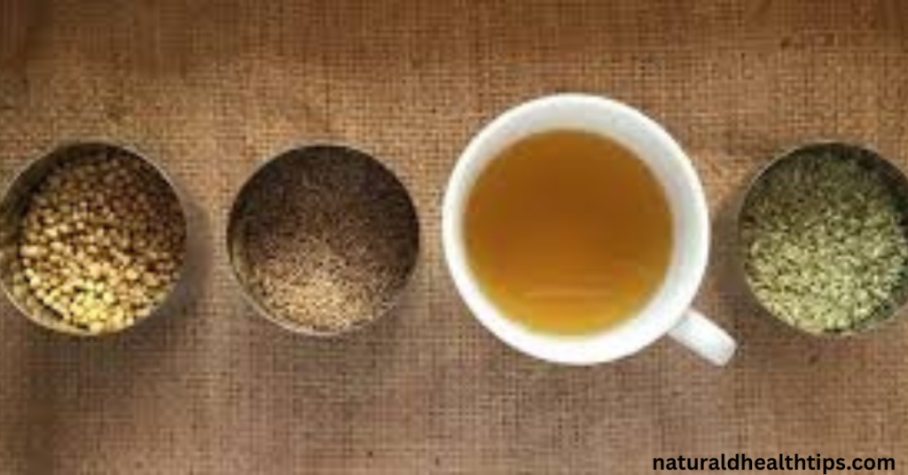 cumin,coriender,fennel tea